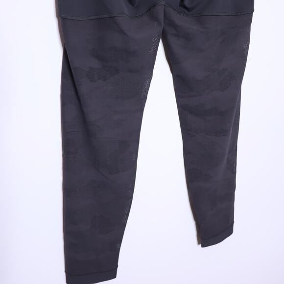 LULULEMON Sheer Will High-Rise Tight Camo Graphite Grey Legging Women's 10 - Picture 6 of 9